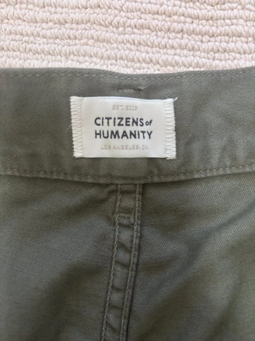 Citizens of Humanity Marcelle Cargo Pants Olive Size 27 Read Description - Picture 8 of 9